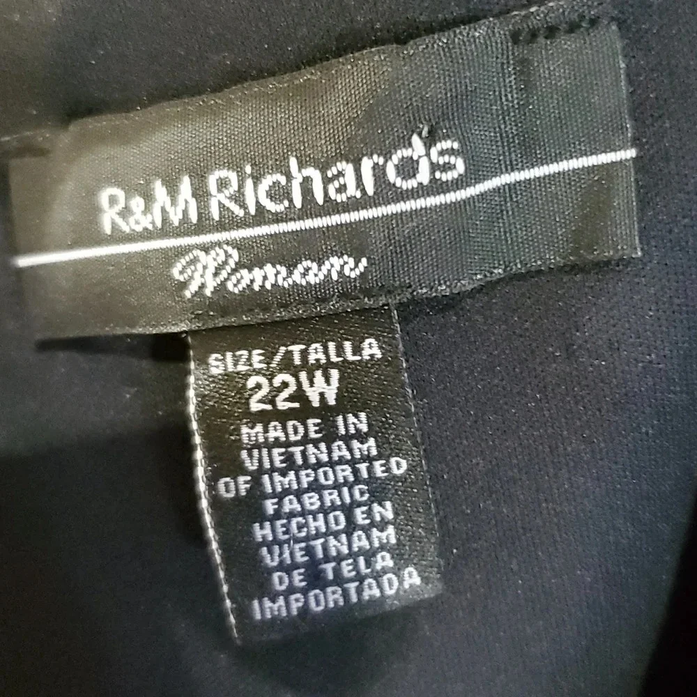 R&M Richard's cold shoulder black lace sequined dress new with tags